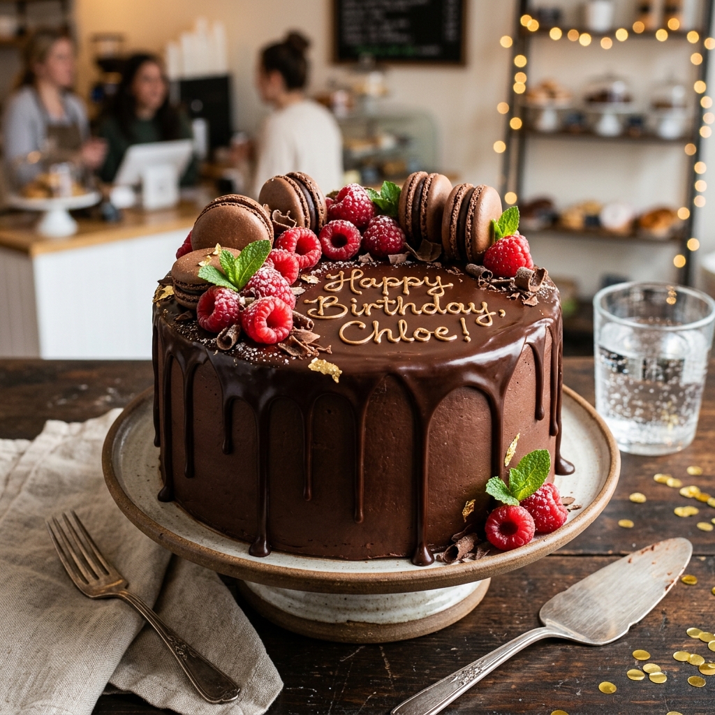 Gold Drip Cake